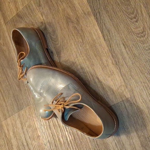 Ted Baker London Men's Patent Leather Oxford Derby Shoe. - Picture 13 of 14